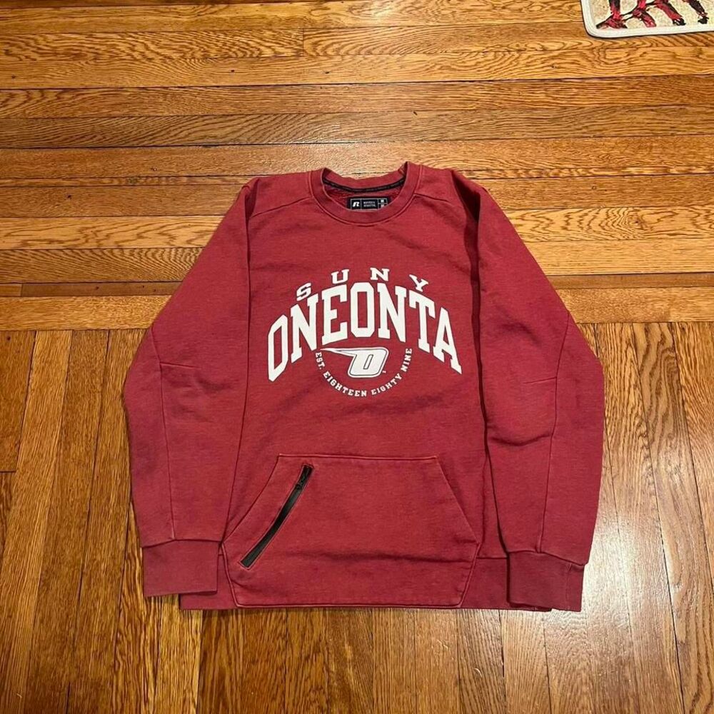 Russell athletic suny oneonta crew neck‎ sweatshirt